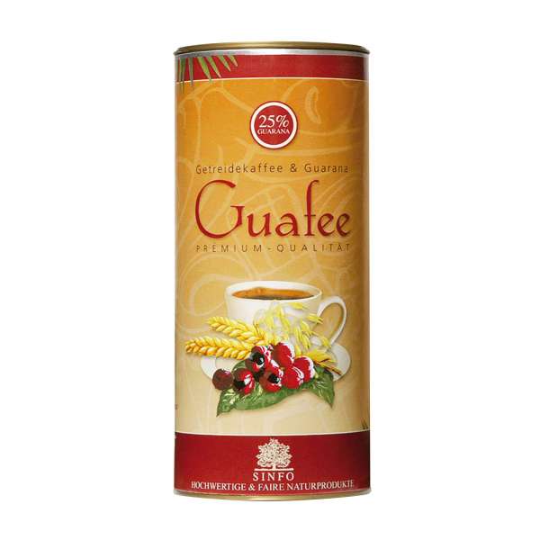 Guafee Getreidekaffee mit Guarana belebt & schmeckt gut Guafee Getreidekaffee mit Guarana belebt & schmeckt gut
