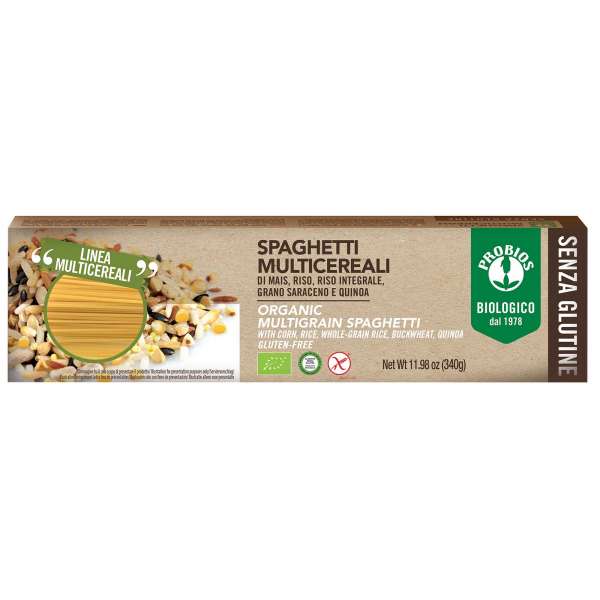 Probios Glutenfreie Spaghetti ohne Weizenmehl - Bio & vegan Probios Glutenfreie Spaghetti ohne Weizenmehl - Bio & vegan