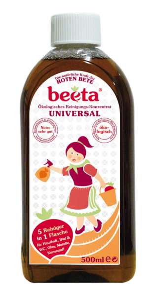 Beeta Allzweckreiniger 5-in-1 für den Haushalt mit Bio Rote Beete Beeta Allzweckreiniger 5-in-1 für den Haushalt mit Bio Rote Beete