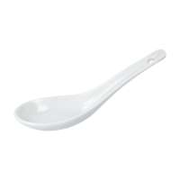 Chinalöffel aus Porzellan zu Suppen und Desserts, 14 cm
