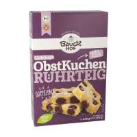 Backmischung Obstkuchenteig für Springform glutenfrei und ohne Ei Backmischung Obstkuchenteig für Springform glutenfrei und ohne Ei