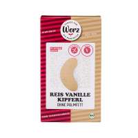 Reis Vanillekipferl kaufen - glutenfreie Plätzchen vegan Reis Vanillekipferl kaufen - glutenfreie Plätzchen vegan