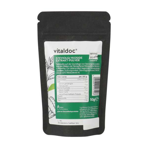 Stevia Pulver rein und bitterfrei kaufen