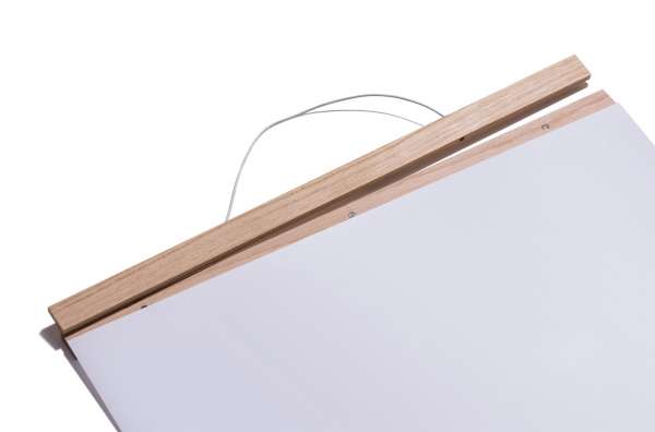 Side by Side - Magnetische Posterleiste Eiche hell - für DIN A4 Formate