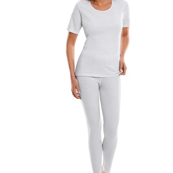 Weiße blickdichte Leggings - Antiwave gegen Elektrosmog