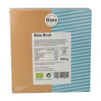 Vorschau: Werz Bio Reisbrot glutenfrei & vegan zum Frühstück essen Vorschau: Werz Bio Reisbrot glutenfrei & vegan zum Frühstück essen
