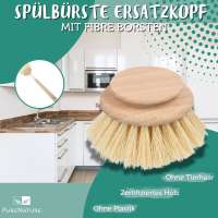 Vorschau: Spülbürste Ersatzkopf mit Fibre Borsten und zertifiziertem Holz Vorschau: Spülbürste Ersatzkopf mit Fibre Borsten und zertifiziertem Holz