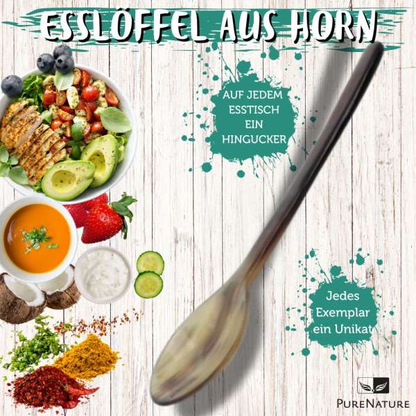 Horn Esslöffel groß 16,5 cm online kaufen Horn Esslöffel groß 16,5 cm online kaufen