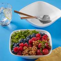 Vorschau: Corelle Müslischale pure white aus robustem, weißem Glas Vorschau: Corelle Müslischale pure white aus robustem, weißem Glas