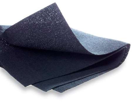 Aktivkohlevlies, Aktivkohlematte - Luftfilter gegen Gerüche Aktivkohlevlies, Aktivkohlematte - Luftfilter gegen Gerüche