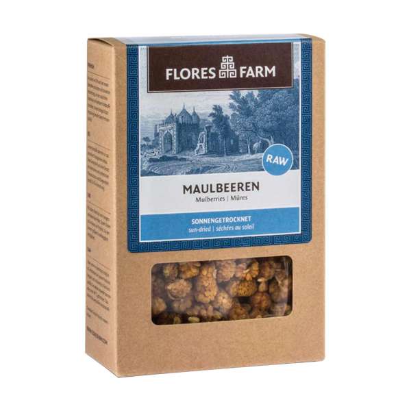 Getrocknete Maulbeeren Bio Rohkost Qualität - Flores Farm Getrocknete Maulbeeren Bio Rohkost Qualität - Flores Farm