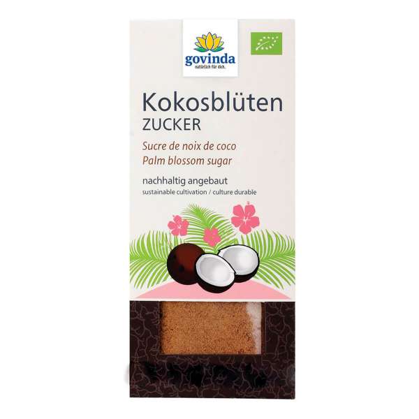 Govinda Bio Kokosblütenzucker: mineralstoffreiche Alternative Govinda Bio Kokosblütenzucker: mineralstoffreiche Alternative