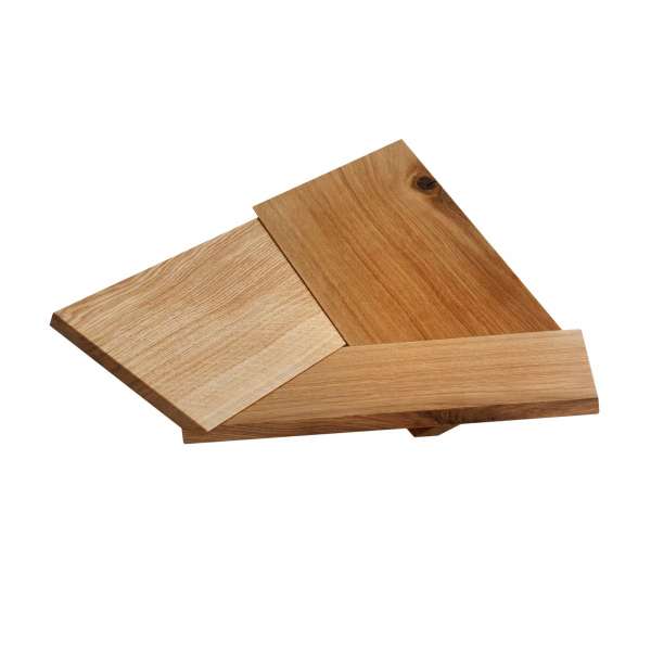 Side by Side Designer Obstschale Oh Là Là aus Eichenholz