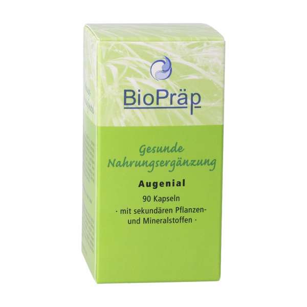 BioPräp Augenial Kapseln mit Lutein & Zeaxanthin BioPräp Augenial Kapseln mit Lutein & Zeaxanthin