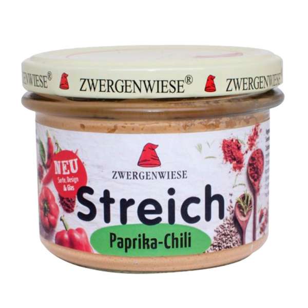 Zwergenwiese Paprika Chili Aufstrich - Bio & Scharf Zwergenwiese Paprika Chili Aufstrich - Bio & Scharf