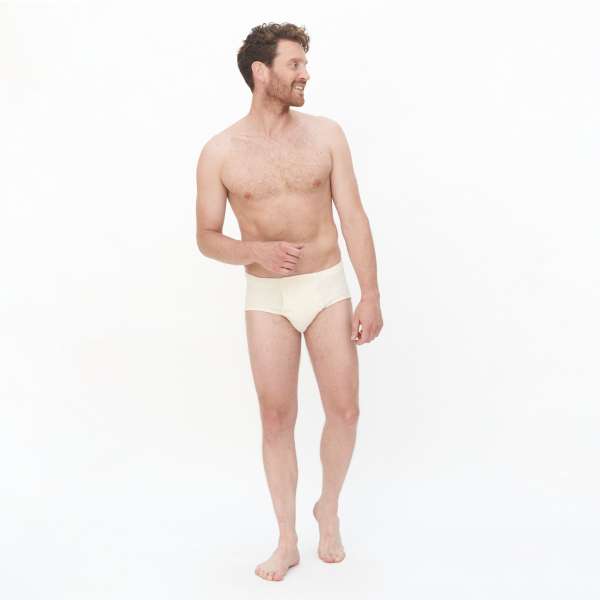 Living Crafts Herren Slip Julius aus Bio-Baumwolle mit Eingriff