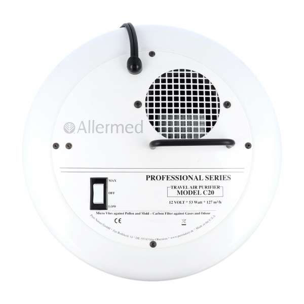 Allermed Auto Luftreiniger gegen Gerüche, Staub & Pollen