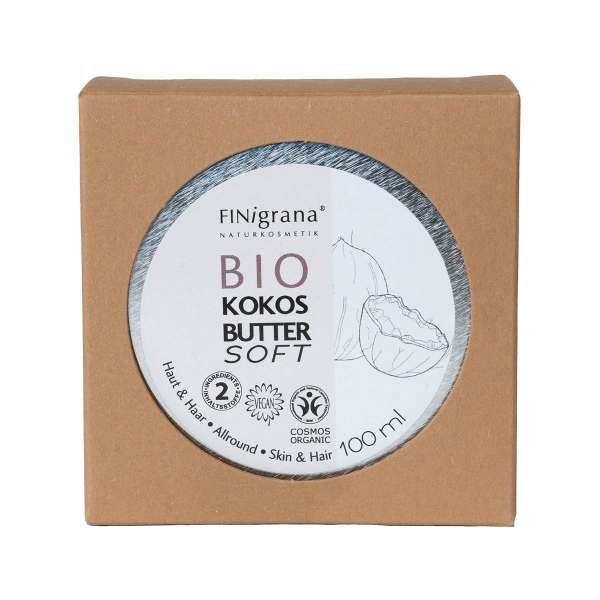FINigrana Kokosbutter für die Haut und die Haare mit Bio Shea Butter