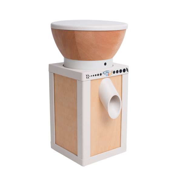 KoMoMio - 360 Watt Getreidemühle aus Holz mit farbigen Elementen