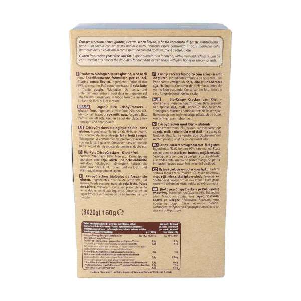 Reis Cracker Natur - Bio Knusperbrot glutenfrei & vegan