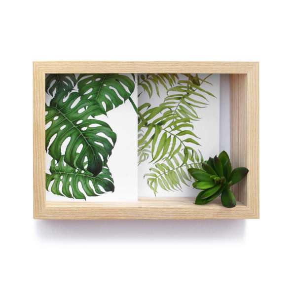 Side by Side Bilderrahmen für Postkarten & zum Ergänzen mit Deko