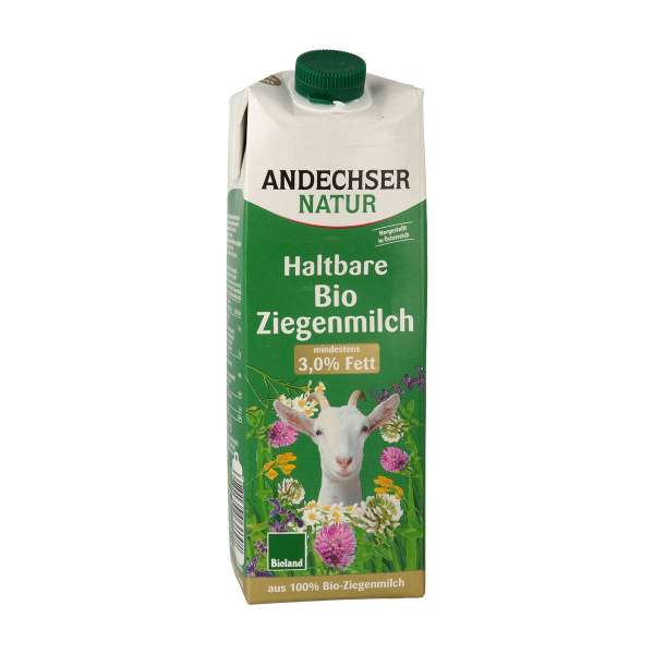 Haltbare Bio Ziegenmilch - köstlich & mit natürlichem Fettgehalt Haltbare Bio Ziegenmilch - köstlich & mit natürlichem Fettgehalt