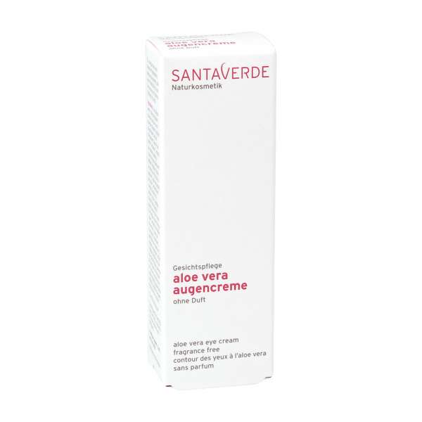 Santaverde Aloe Vera Augencreme für Allergiker, parfümfrei Santaverde Aloe Vera Augencreme für Allergiker, parfümfrei