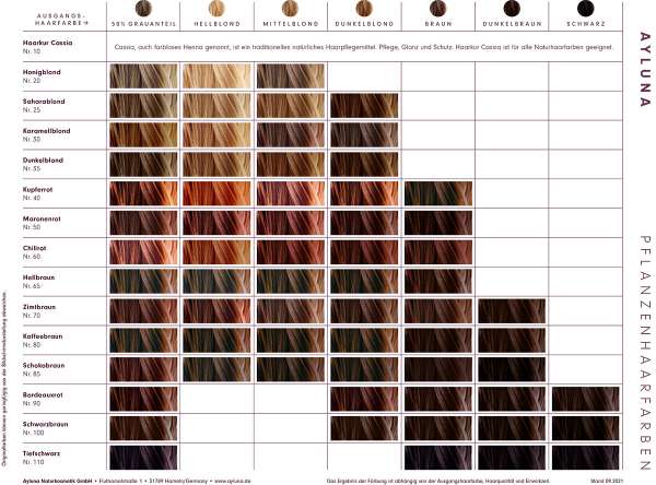 Ayluna Haarfarbe bordeauxrot - tierversuchsfrei & vegan