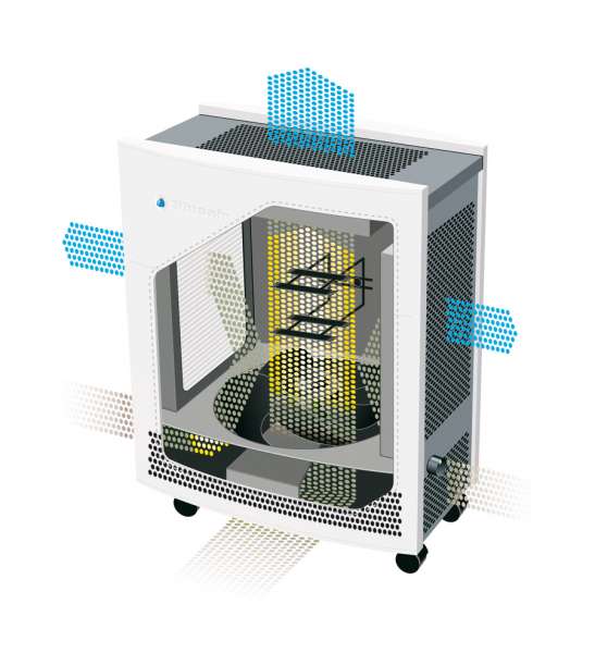 Blueair Luftreiniger 603 Smokestop gegen Rauch & Staub
