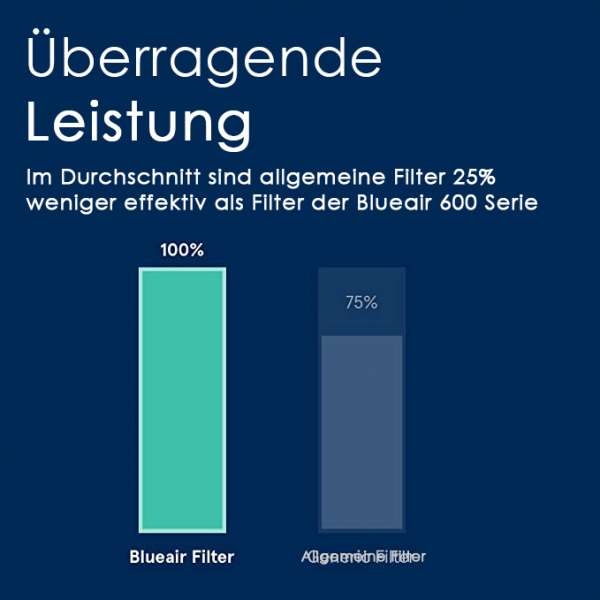 Blueair HEPA Filter für 500/600 Luftreiniger bei Staub & Pollen