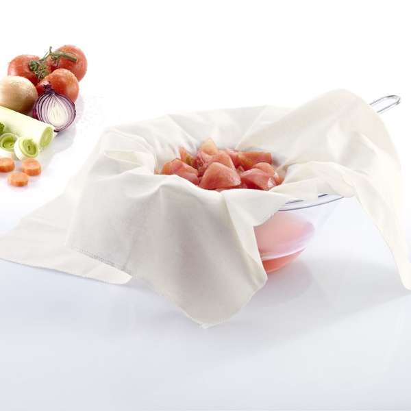 Seih- und Knödeltuch aus Baumwolle für traditionelles Kochen