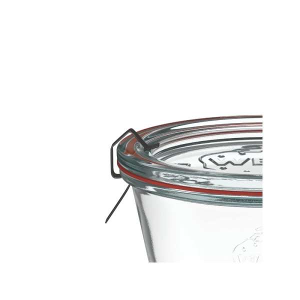 WECK Sturzglas 240 ml mit Glasdeckel – 6 Stück