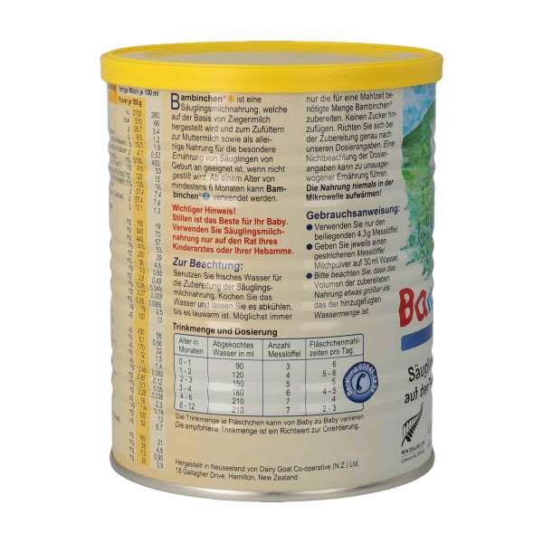 Säuglingsnahrung Bambinchen 1 Sparpackung