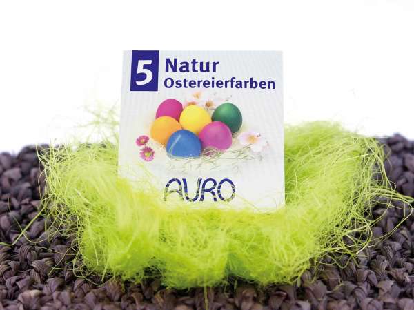 Natürliche Eierfarben - Eierfärben mit Naturfarben von Auro