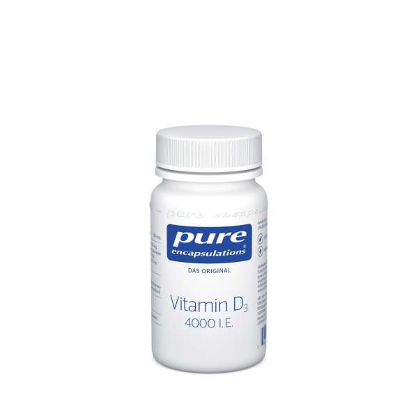 Vitamin D3 4000 I.E. von Pure Encapsulations - das Sonnenvitamin Vitamin D3 4000 I.E. von Pure Encapsulations - das Sonnenvitamin