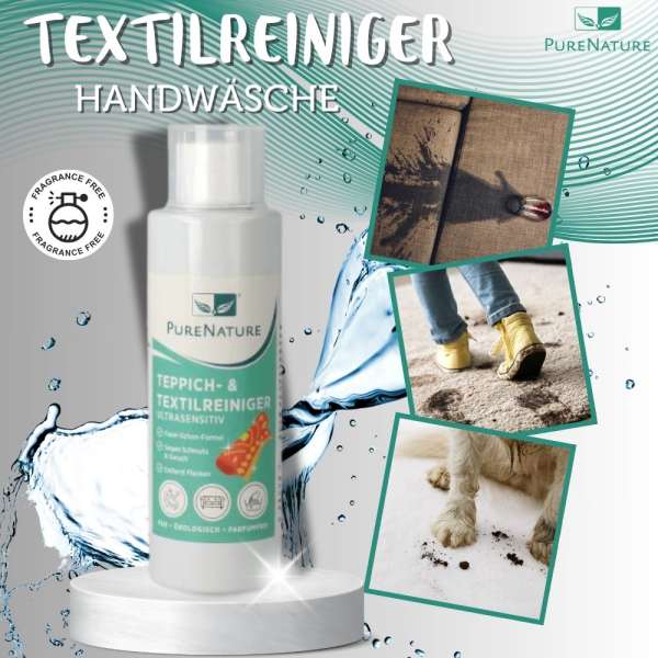 PureNature Textilreiniger Handwäsche mit Panamarinde-Extrakt