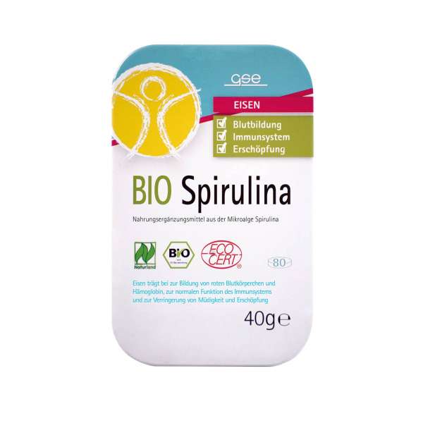 GSE Spirulina Bio Naturland zertifiziert - 80 Tabletten kaufen GSE Spirulina Bio Naturland zertifiziert - 80 Tabletten kaufen