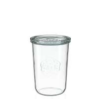 WECK Sturzglas 750 ml mit Glasdeckel – 6 Stück