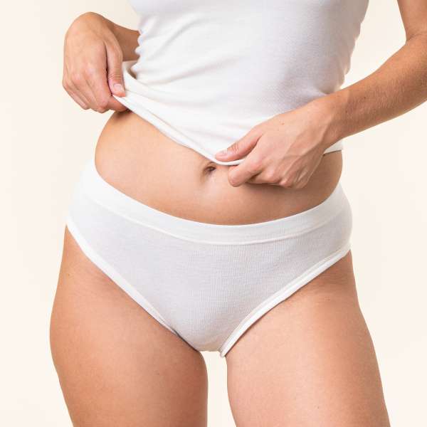 Living Crafts Damen Taillen-Slip Jade aus Bio-Baumwolle