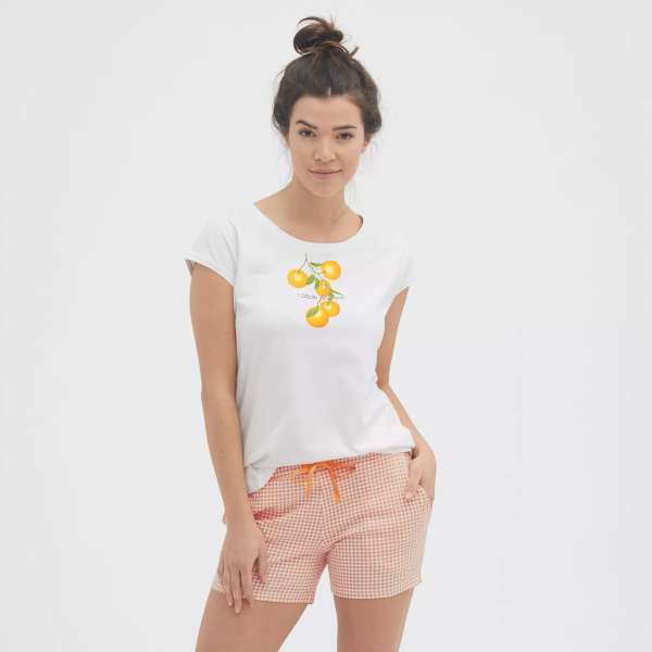 Nachhaltiger Schlafkomfort: Damen Schlafshorts - Living Crafts