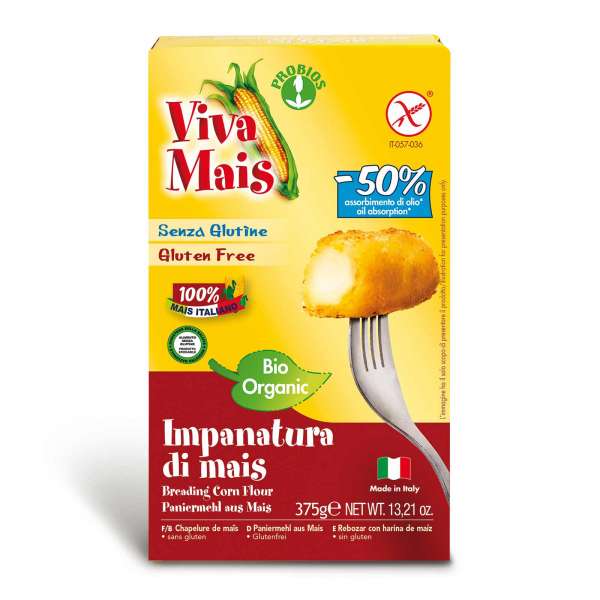 Paniermehl aus Mais glutenfrei Paniermehl aus Mais glutenfrei