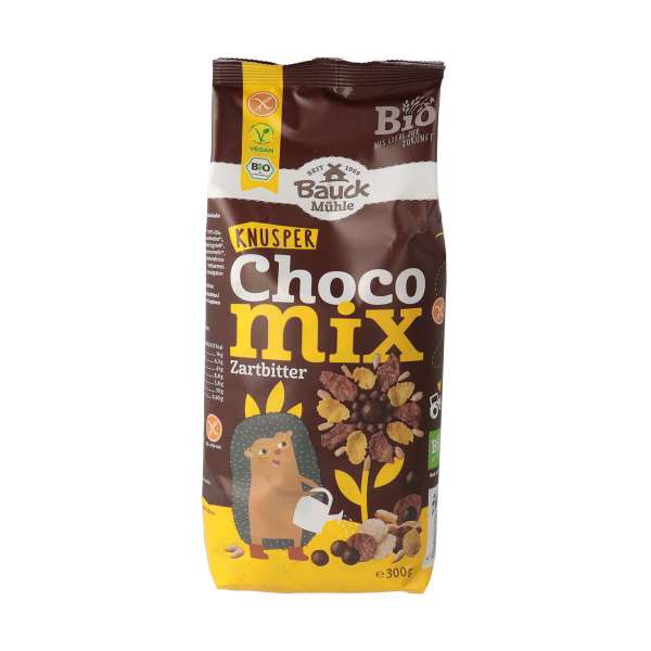 Knusper Zartbitter Müsli, besonders schokoladig und glutenfrei Knusper Zartbitter Müsli, besonders schokoladig und glutenfrei