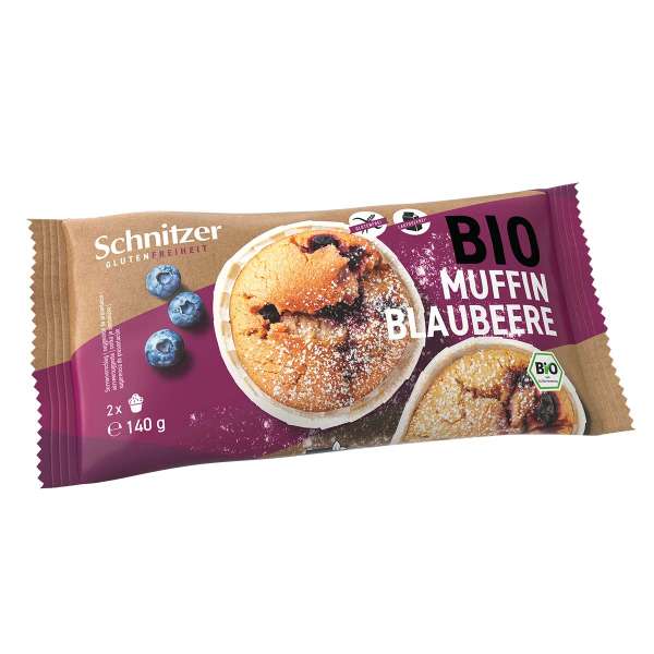 Schnitzer Glutenfreie Blaubeer Muffins - im Doppelpack Schnitzer Glutenfreie Blaubeer Muffins - im Doppelpack