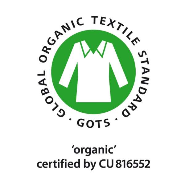 Nachthemd Langarm mit Knopfleiste - weiche Bio Baumwolle