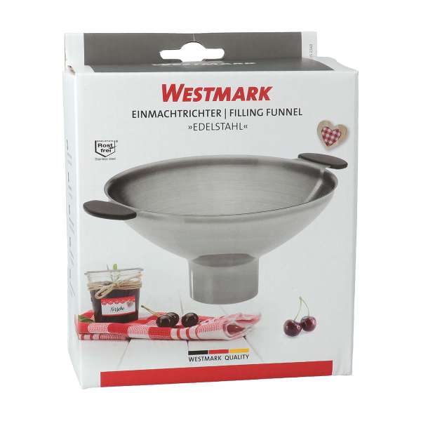 Westmark Einmachtrichter Edelstahl zum einfachen Abfüllen Westmark Einmachtrichter Edelstahl zum einfachen Abfüllen