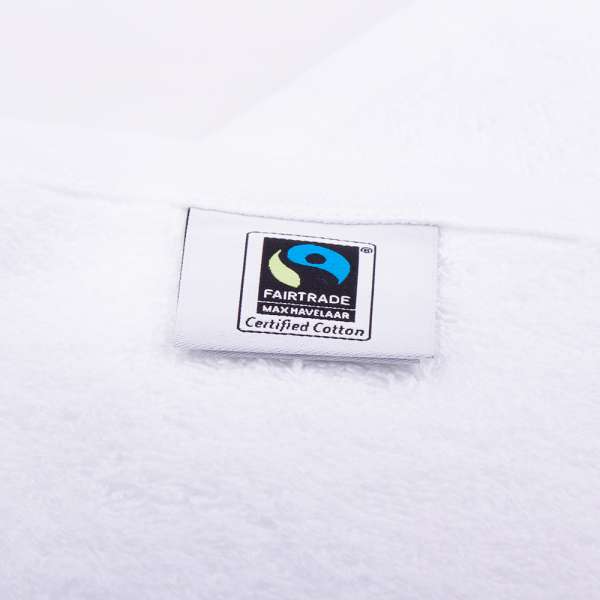 Frottier Badetuch 100x150 cm weiß aus Fair Trade Bio Baumwolle