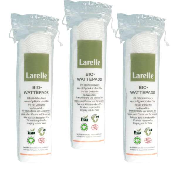 Bio Wattepads 3 x 80 Stück Sparpack Bio Wattepads 3 x 80 Stück Sparpack