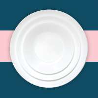 Vorschau: Kleiner Speiseteller weiß mit Wellenrand Vorschau: Kleiner Speiseteller weiß mit Wellenrand