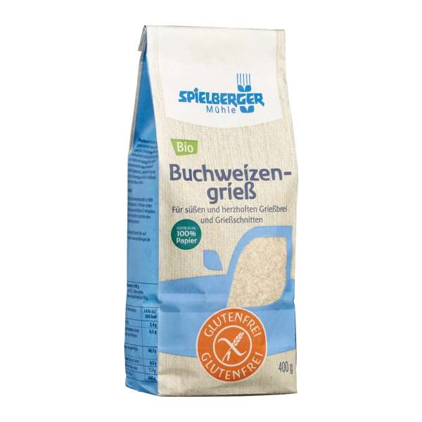 Spielberger Mühle Buchweizengrieß glutenfrei aus Bio Anbau Spielberger Mühle Buchweizengrieß glutenfrei aus Bio Anbau
