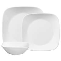 Vorschau: Corelle Glas Geschirr Set weiß - elegantes & langlebiges Design, 12-teilig Vorschau: Corelle Glas Geschirr Set weiß - elegantes & langlebiges Design, 12-teilig